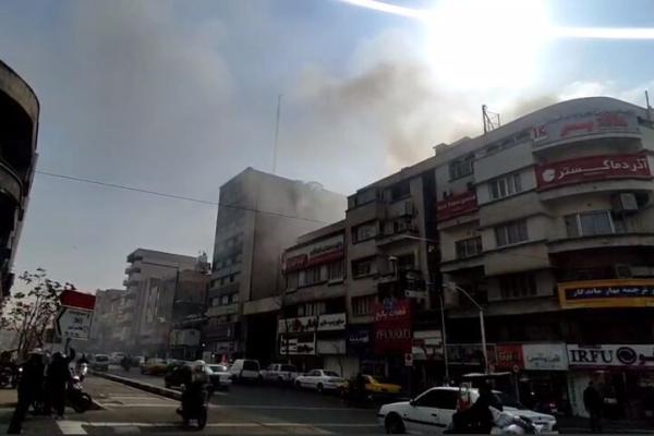 اطلاعات تازه از ساختمان 153 در خیابان بهار که آتش گرفت ، 380 متر زیربنای آن است